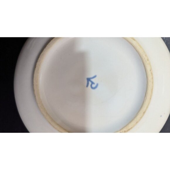 Paul Vogt  P.V. candle holder  floral design Red Farmhouse  Cottage - Picture 4 of 6